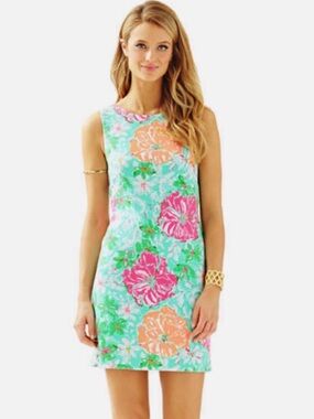 Lilly Pulitzer Eden Shift- Poolside Blue Beach Walk